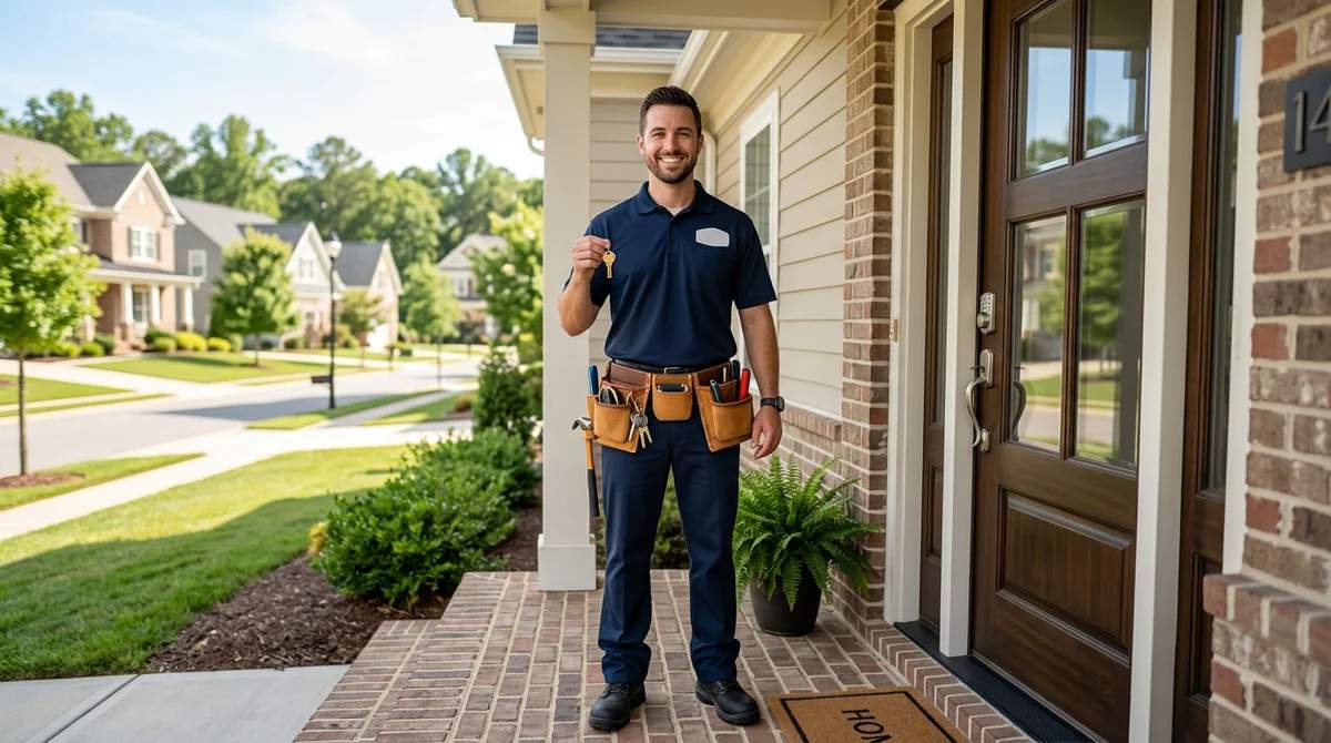 Home locksmith helping with door locks in Sacramento
